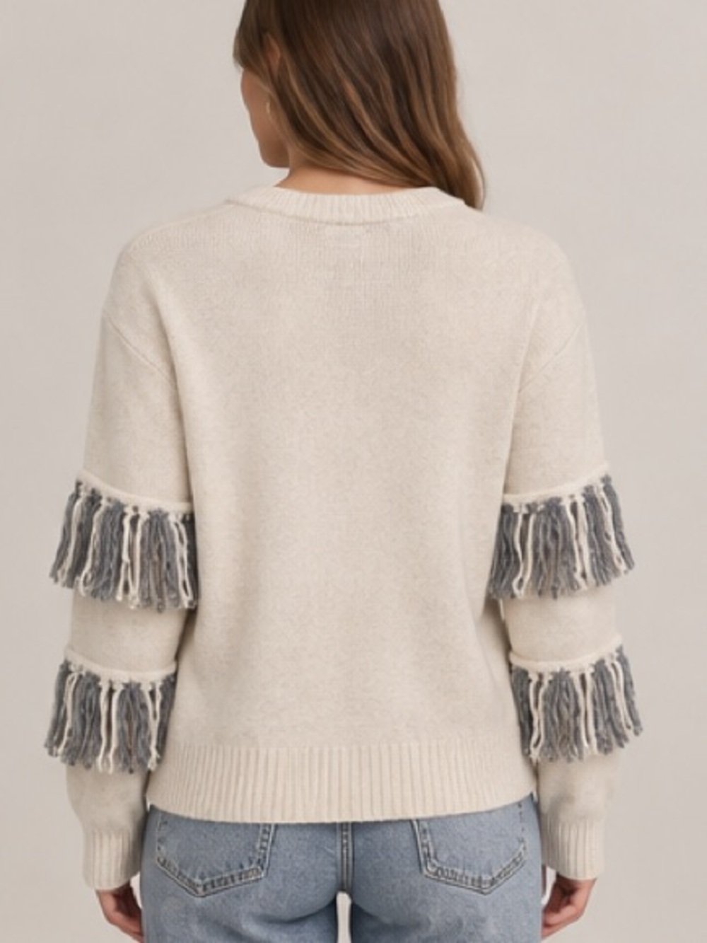 Tabula Rasa Wool Sweater with Fringe - Picture 2 of 10